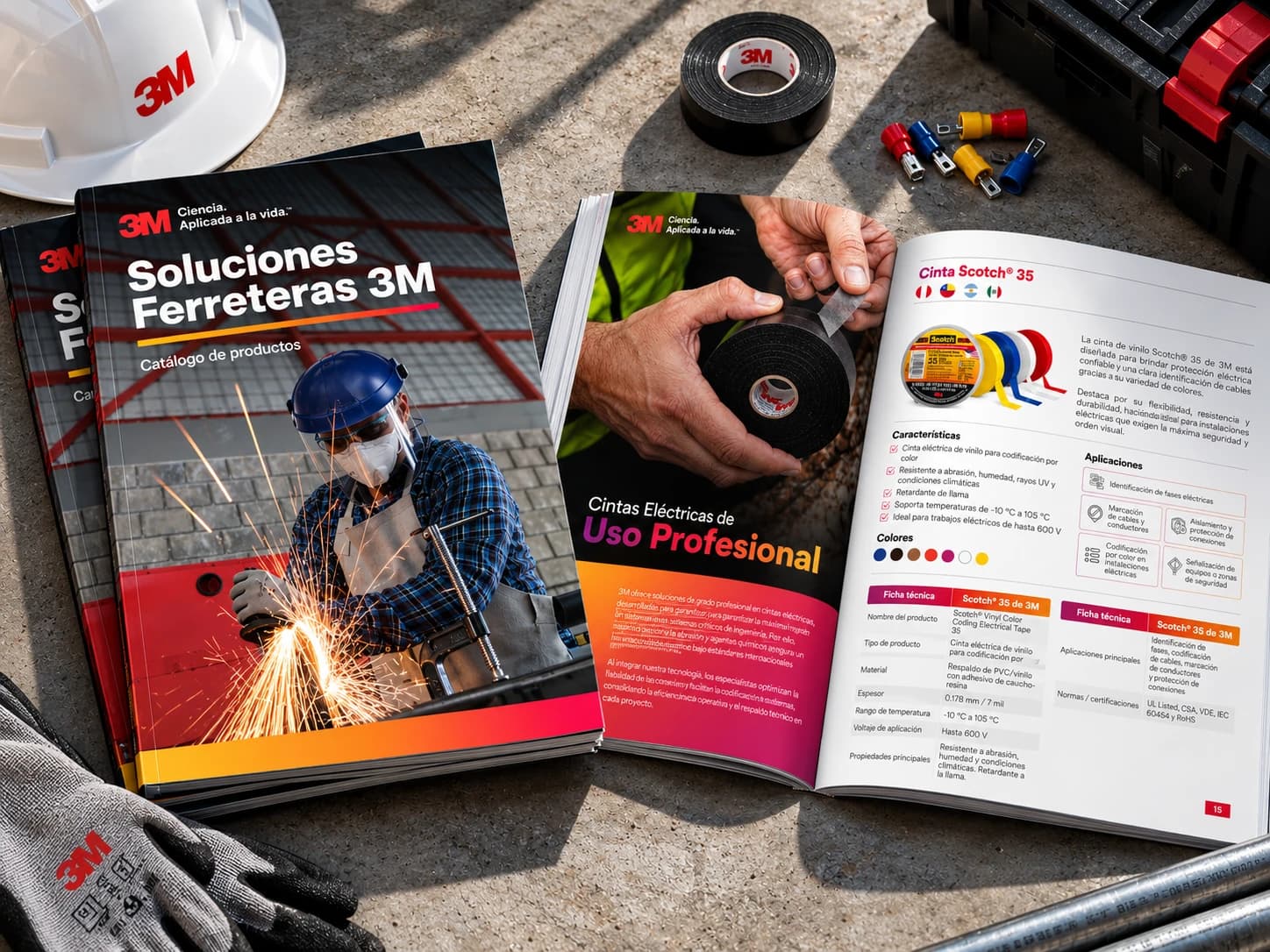 Diseño Editorial y Catálogos para 3M