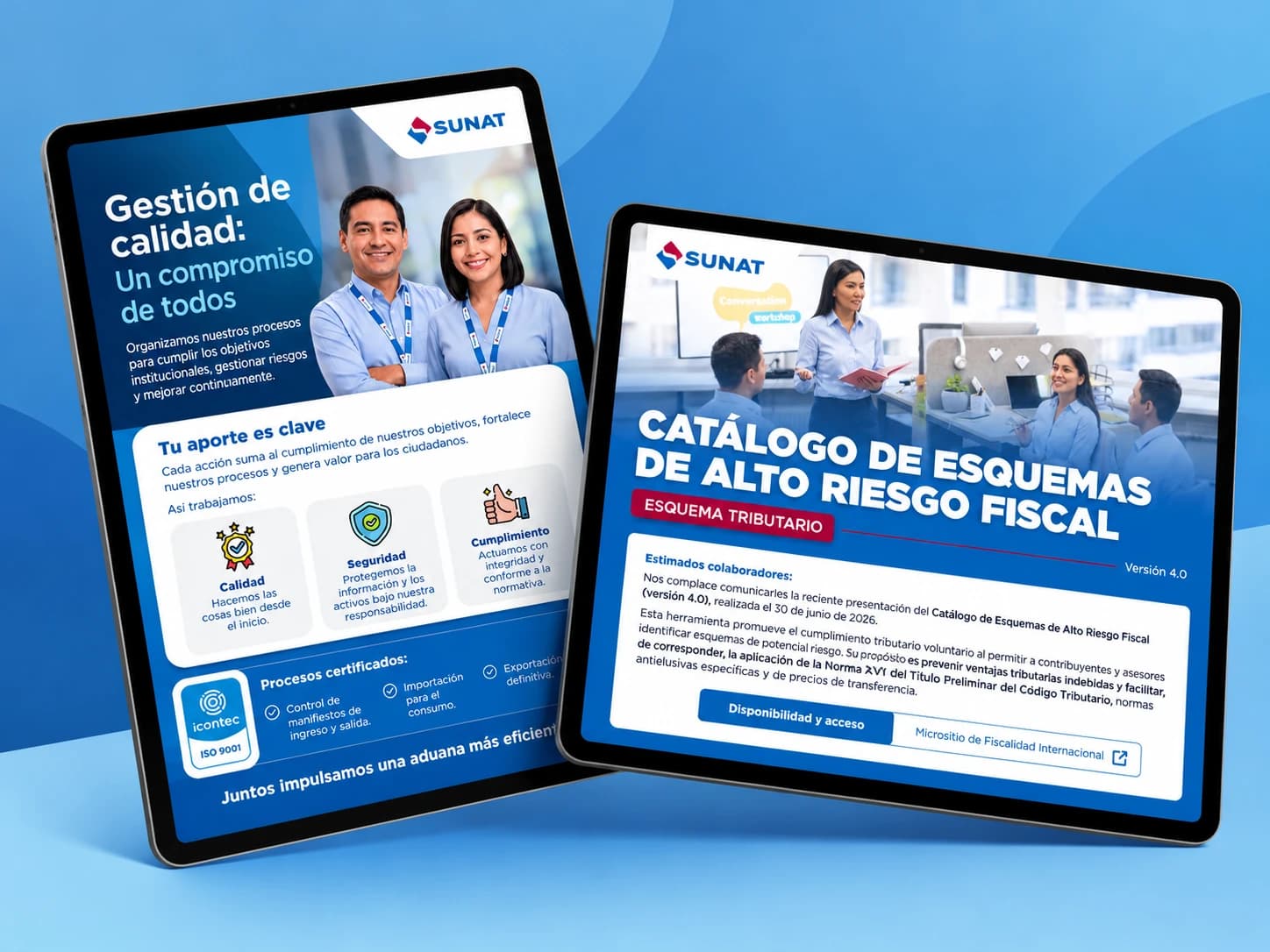 Diseño y Contenidos de Marca para Sunat