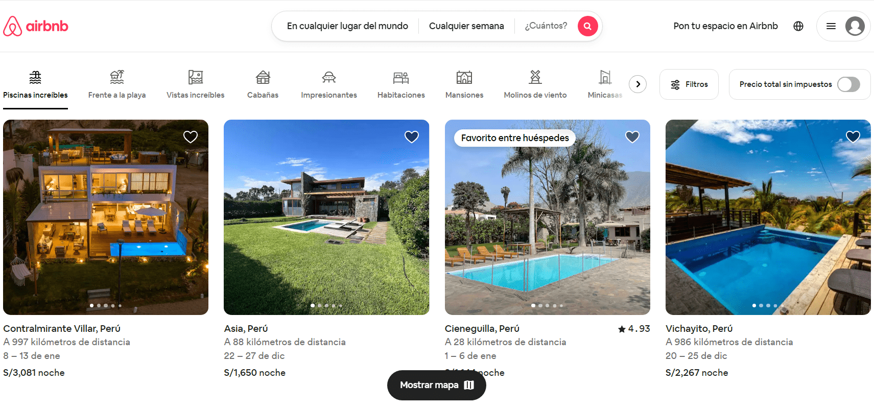 airbnb web