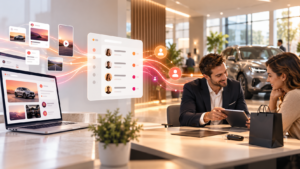 Equipo conectando datos del CRM con campañas digitales para medir ventas offline